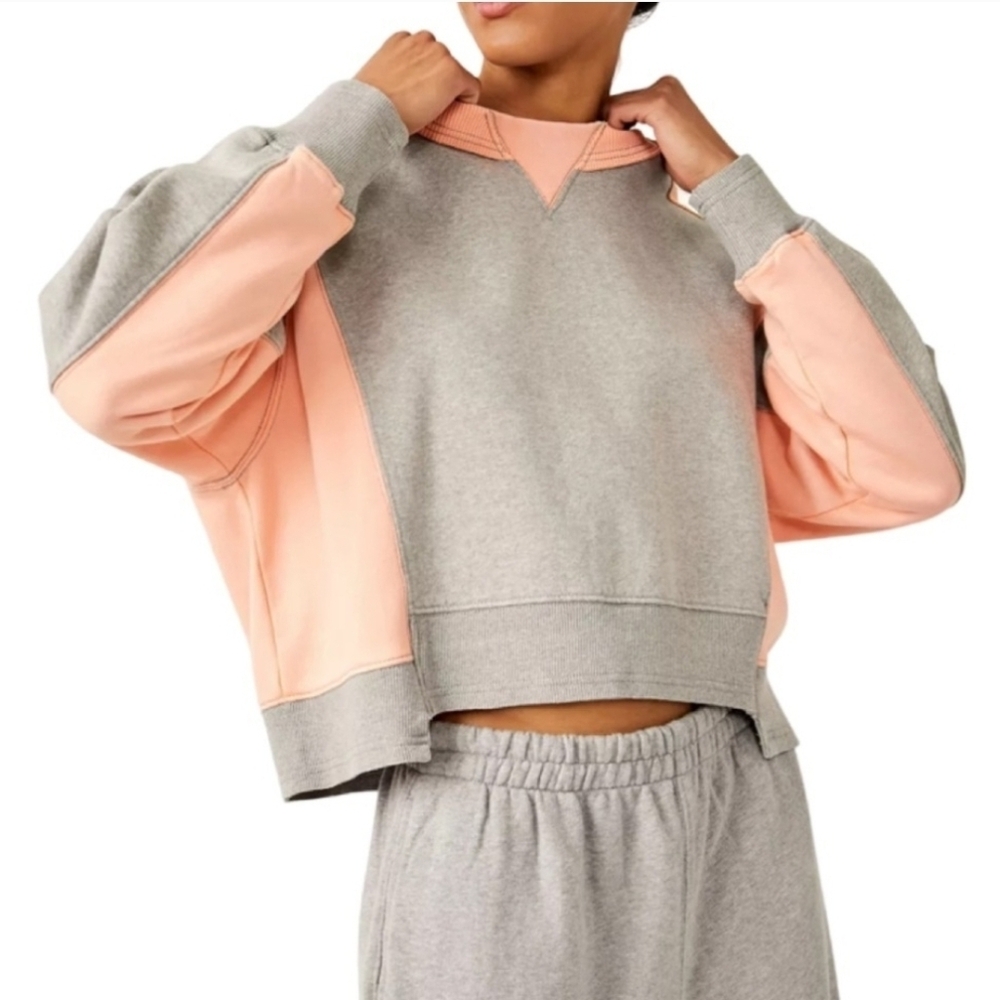 FP Movement Intercept Colorblock Pullover Sweatshirt Size Medium